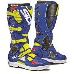 Motorcycle Enduro Boots SIDI CROSSFIRE 3 SRS blue/fluo