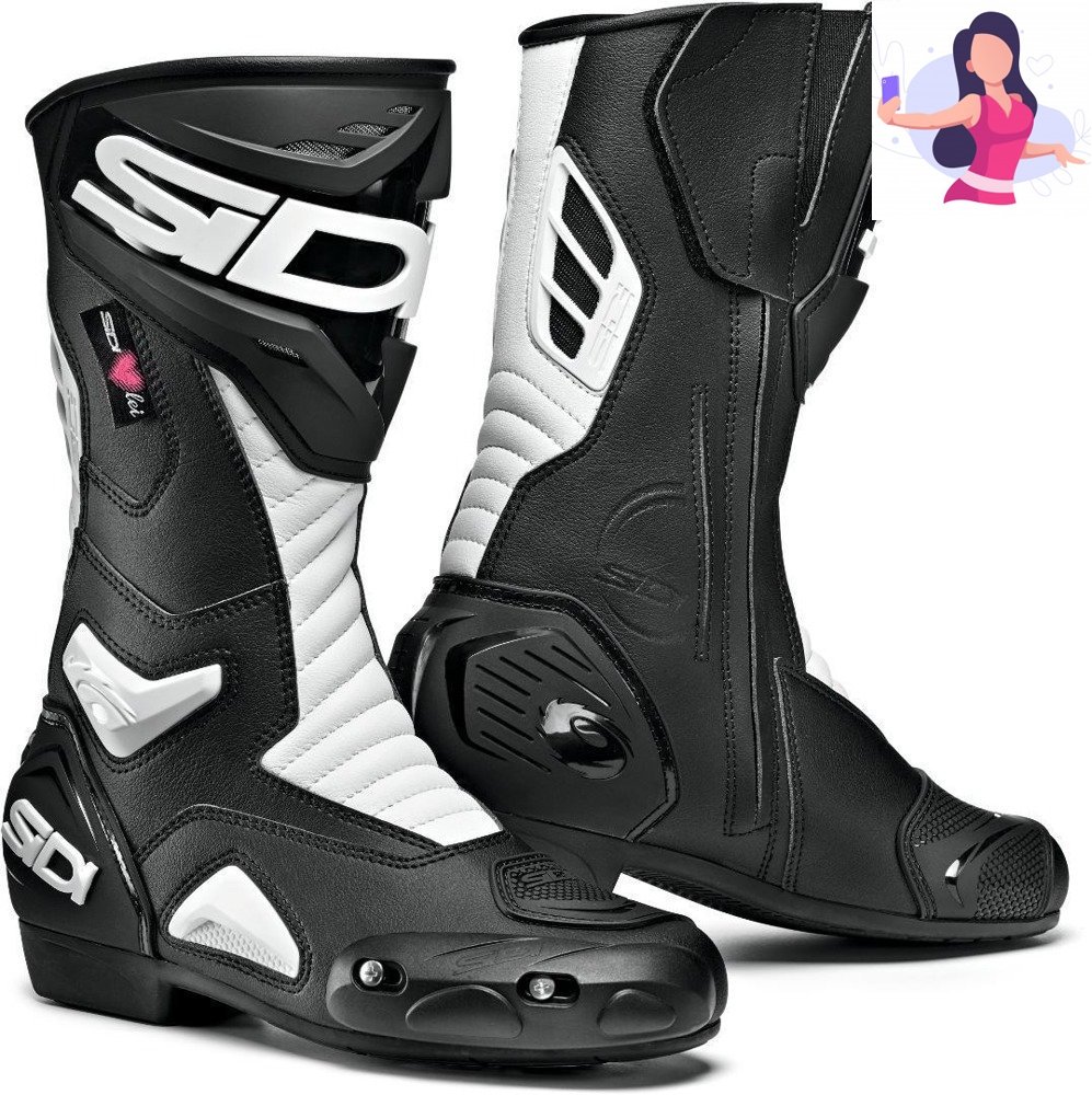 Motorcycle Ladies Sports Boots SIDI PERFORMER LEI black/white