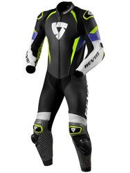 Motorcycle Leather Suit REVIT Triton 1PC black/neon
