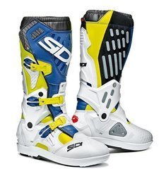 Motorcycle MX Enduro Boots SIDI ATOJO SRS white/yellow/blue