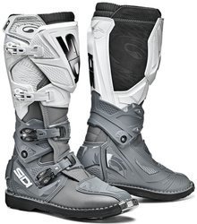Motorcycle MX Enduro Boots SIDI X-3 white/grey