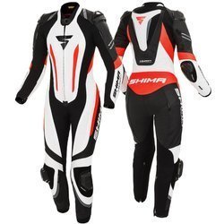 Motorcycle Suit SHIMA MIURA RS white/black/red