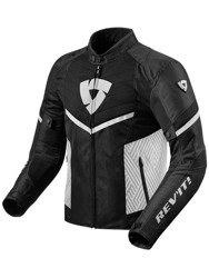 Motorcycle Textile Jacket REVIT ARC AIR black/white