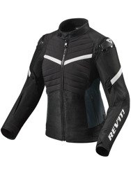 Motorcycle Textile Jacket REVIT ARC H2O LADIES black/white