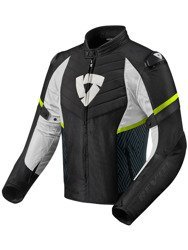 Motorcycle Textile Jacket REVIT ARC H2O black/neon