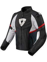 Motorcycle Textile Jacket REVIT ARC H2O black/red