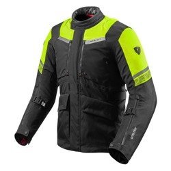 Motorcycle Textile Jacket REVIT NEPTUNE 2 GTX black/neon