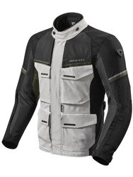 Motorcycle Textile Jacket REVIT Outback 3 silver