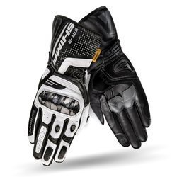 Motorcycle sport gloves SHIMA STR-2 black/white