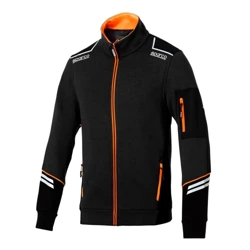 Sparco Tech Full Zip Jacket (Teamwork) black orange