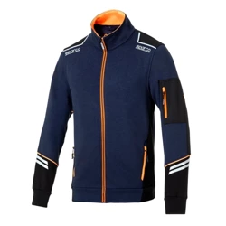 Sparco Tech Full Zip Jacket (Teamwork) navy orange