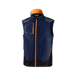 Sparco Tech Light Bodywarmer Vest navy orange