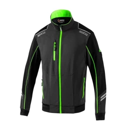 Sparco Tech Light Shell Jacket black/green