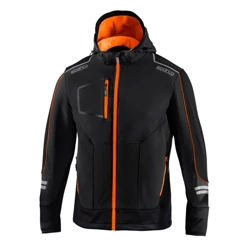 Sparco Tech Soft Shell Jacket (Teamwork) black orange