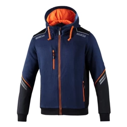 Sparco Tech (Teamwork) Teamwear Hoodie navy orange