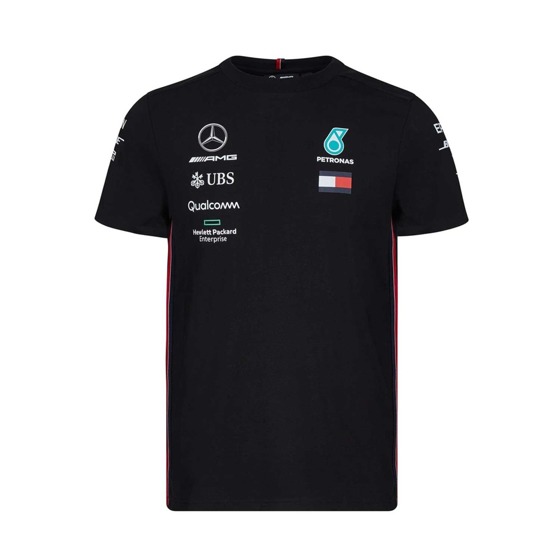 2019 Mercedes AMG Petronas F1 Team Mens Teamline T-shirt black