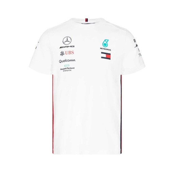 2019 Mercedes AMG Petronas F1 Team Mens Teamline T-shirt white