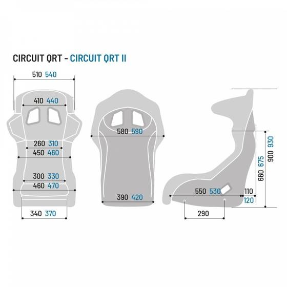 Gaming Seat CIRCUIT QRT [Sim Racing Seat-not FIA approved]