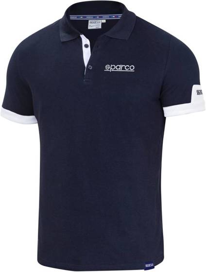 Mens Polo Shirt Sparco CORPORATE navy