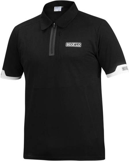 Mens Polo Shirt Sparco black