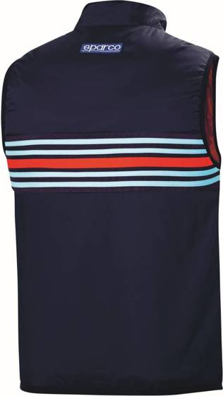 Mens Vest Sparco Martini Racing navy