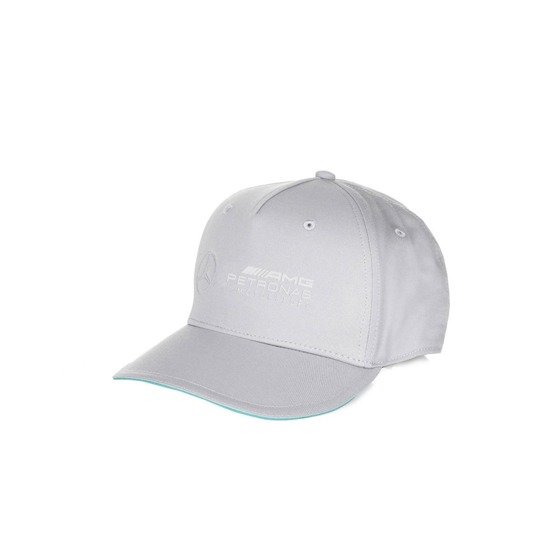 Mercedes AMG Petronas F1 Team Logo Baseball Cap Grey