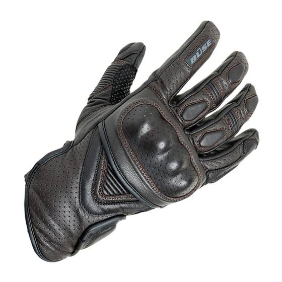 Motorcycle Gloves BUSE Cafe Racer brown