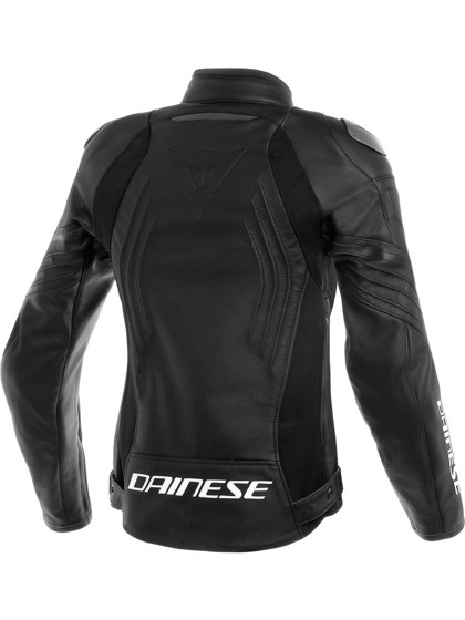 Motorcycle Leather Jacket DAINESE RACING 3 LADY black/black