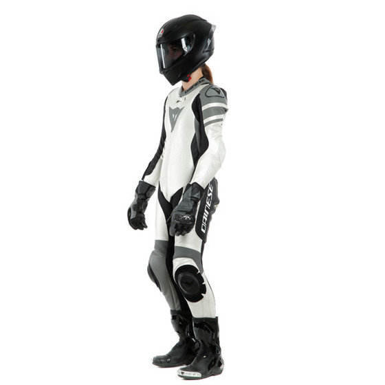 Motorcycle Leather Suit DAINESE KILLALANE 1 PC PERF. LADY white