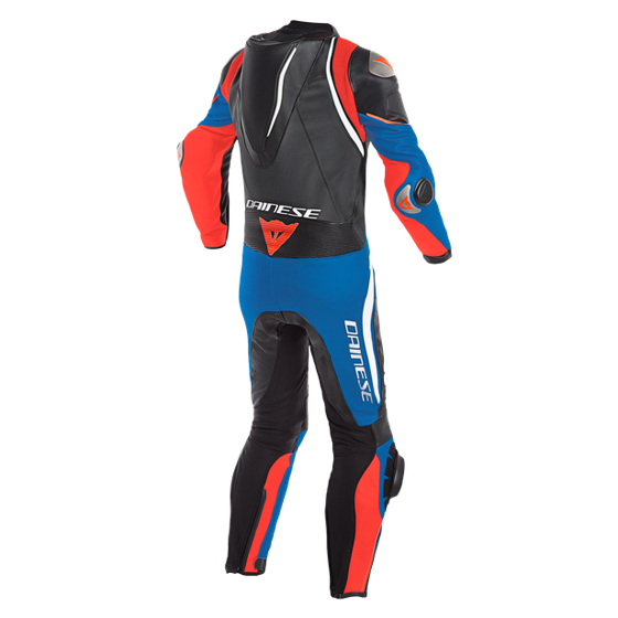 Motorcycle Leather Suit DAINESE LAGUNA SECA 4 PERFORATED black/blue