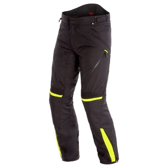 Motorcycle Pants DAINESE TEMPEST 2 D-DRY black/yellow