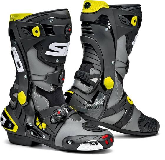 Motorcycle Sport Boots SIDI REX AIR (perforated) gray/fluo