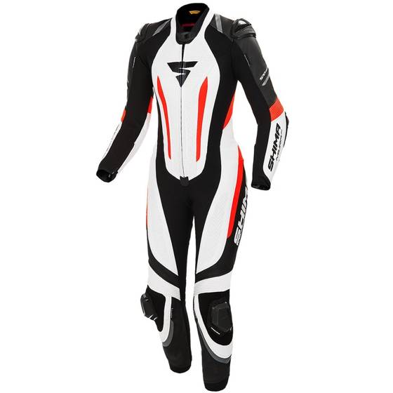 Motorcycle Suit SHIMA MIURA RS white/black/red