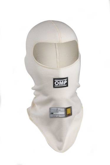 OMP Racing First Balaclava (FIA Approved) white