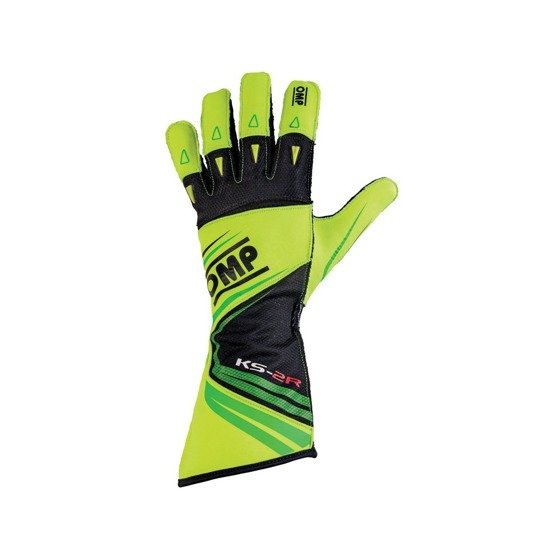 OMP Racing KS-2R Karting Gloves neon