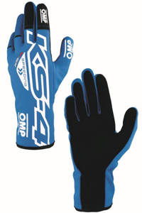 OMP Racing Karting Kart Gloves KS-4 MY2023 blue