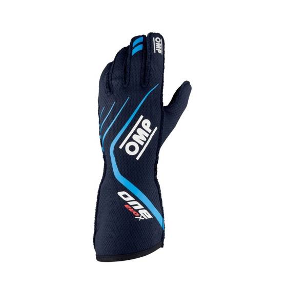 OMP Racing Race & Kart Gloves ONE EVO X (FIA Approved) IB/771 navy