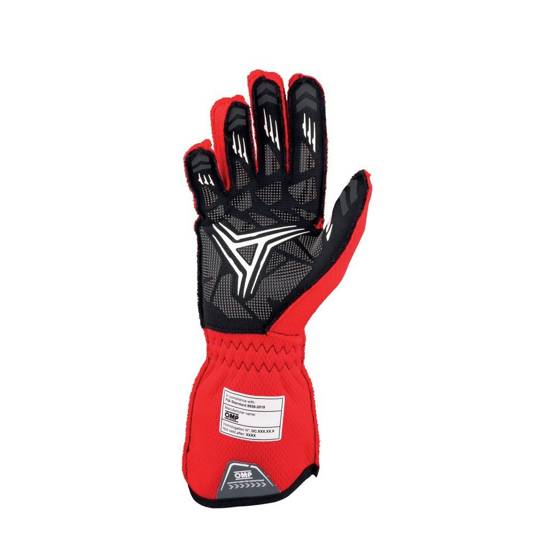 OMP Racing Race & Kart Gloves ONE EVO X (FIA Approved) IB/771 red