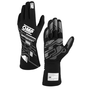 OMP Racing Race & Kart Gloves ONE SPORT (FIA) black white