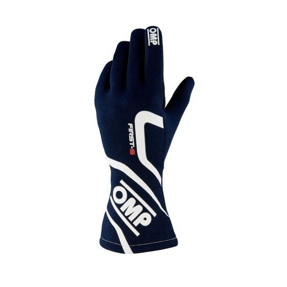 OMP Racing Race Rally Auto Kart Gloves FIRST-S (FIA Approved) blue