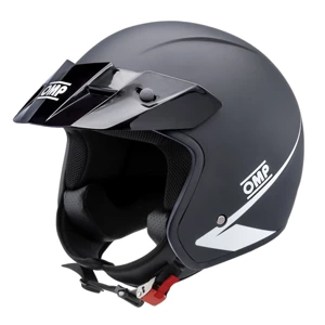 Open Face Helmet OMP Star Helmet - black (ECE 22.06)