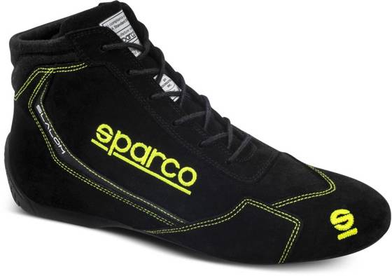 Race Racing Rally Shoes Sparco SLALOM MY2022 (FIA SFI) black fluo