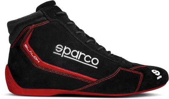 Race Racing Rally Shoes Sparco SLALOM MY2022 (FIA SFI) black red