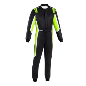 Race Rally Racing Suit Sparco SPRINT (FIA Approved) black fluo green