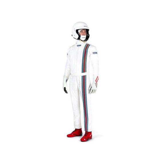 Race Rally Racing Suit Sparco VINTAGE (FIA Approved) white