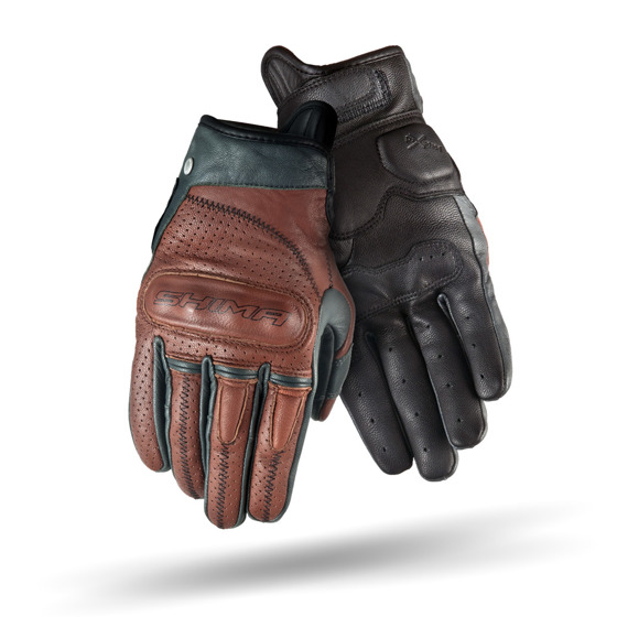 SHIMA Caliber Motorcycle Gloves brown