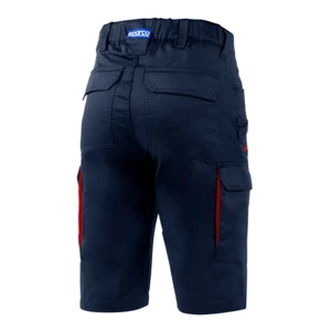 Sparco FTW Cotton Bermuda Work Shorts navy