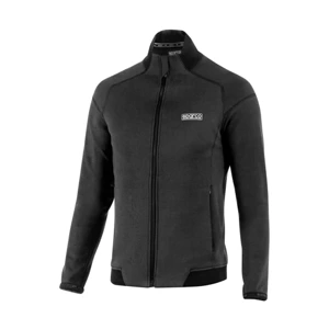 Sparco Full Zip Light Sweatshirt black