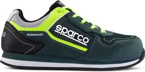 Sparco Gymkhana S1P Shoes Boots green yellow