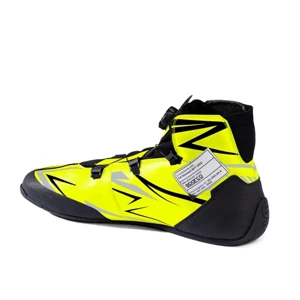 Sparco K-Rapid Kart Karting Boots Rotor Closure yellow